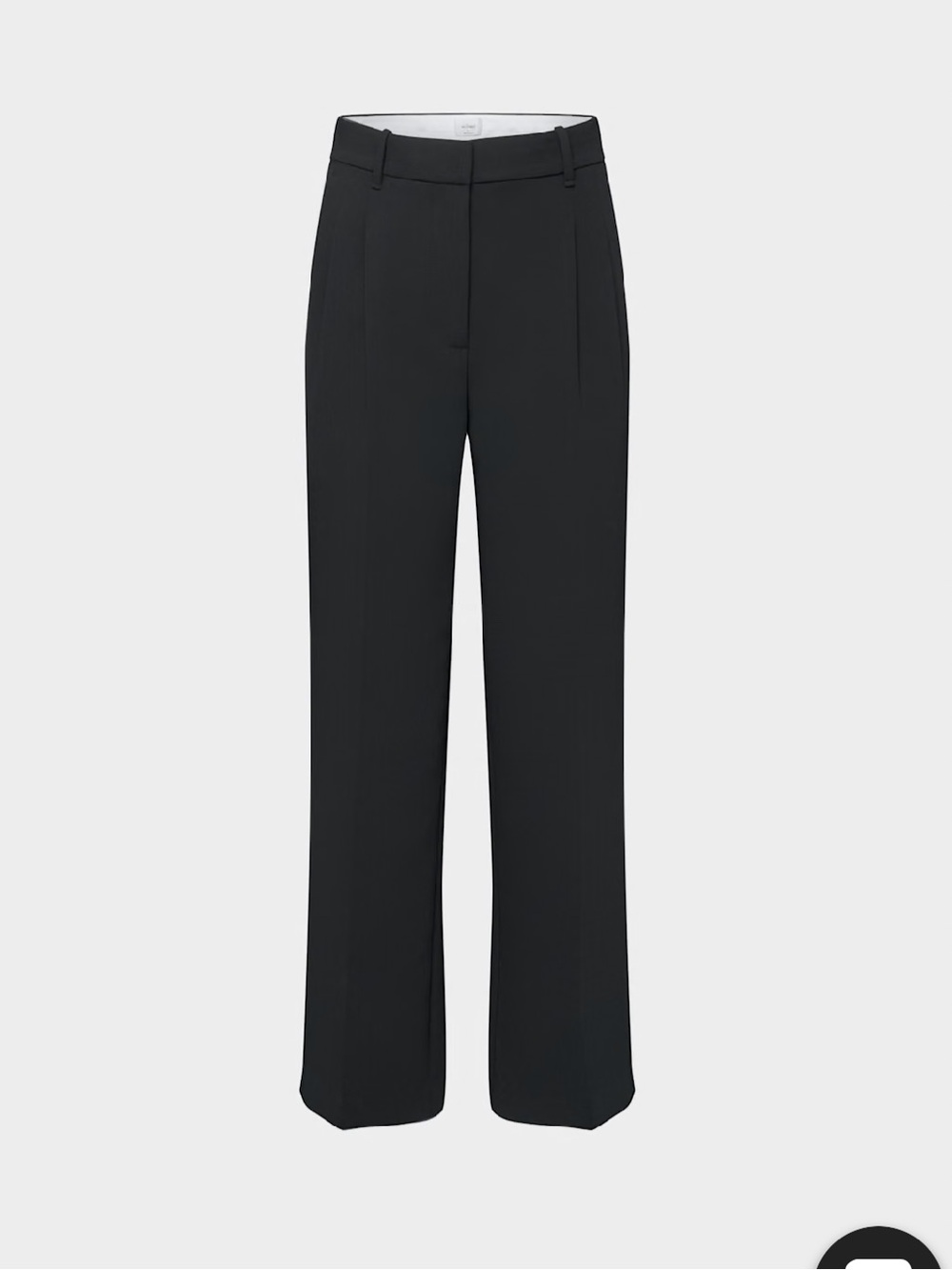 The Effortless Pant™ High-Waisted Wide-Leg Pants — Black